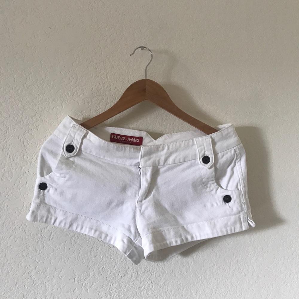 Guess Jeans white denim shorts